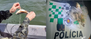 Polcia Ambiental registra duas ocorrncias de pesca irregular na regio